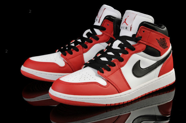 Nike Air Jordan 1 Mens Shoes Air Cushion Navy White Red.jpg